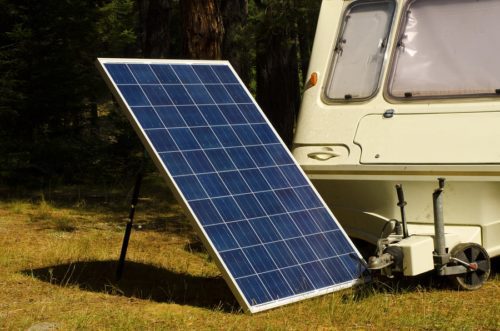 Solarstrom beim Camping