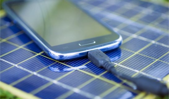Solar Ladegerät für das Handy